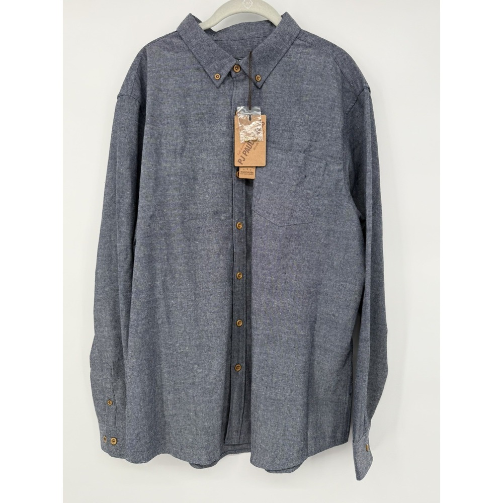 PJ Paul Jones Men's Long Sleeve Button Down 2XL NWT